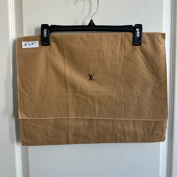 Louis Vuitton Accessories - 1 Authentic Louis Vuitton Flap Dust Bag - Medium Size 18” x 13”